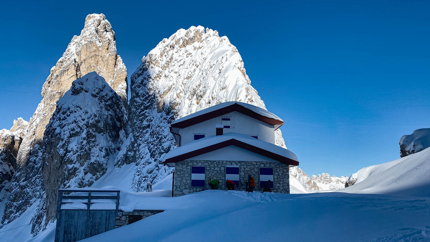 Sci alpinismo al Rifugio Fonda Savio
