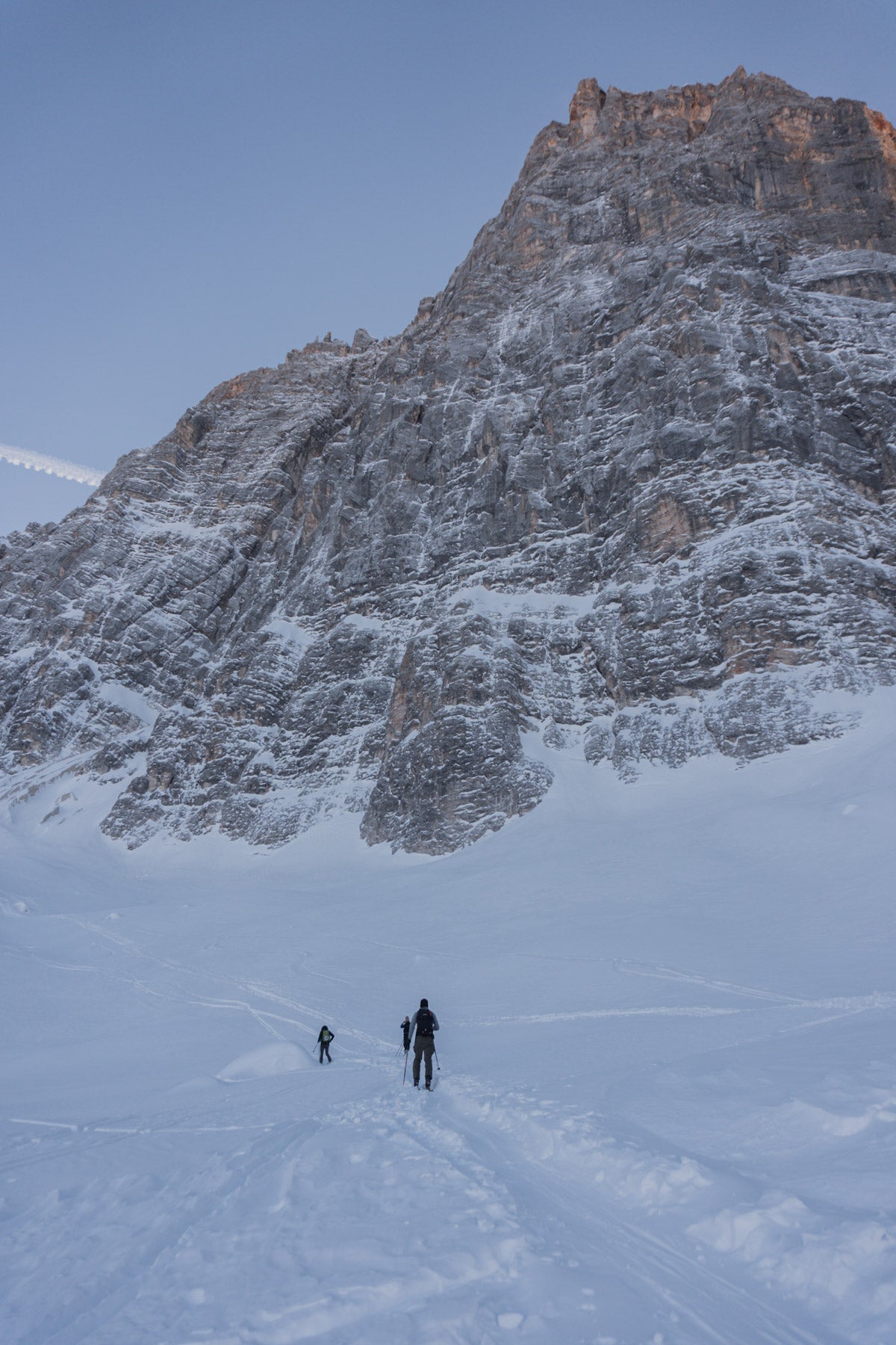 Sci alpinismo a Forcella Val d'Arcia
