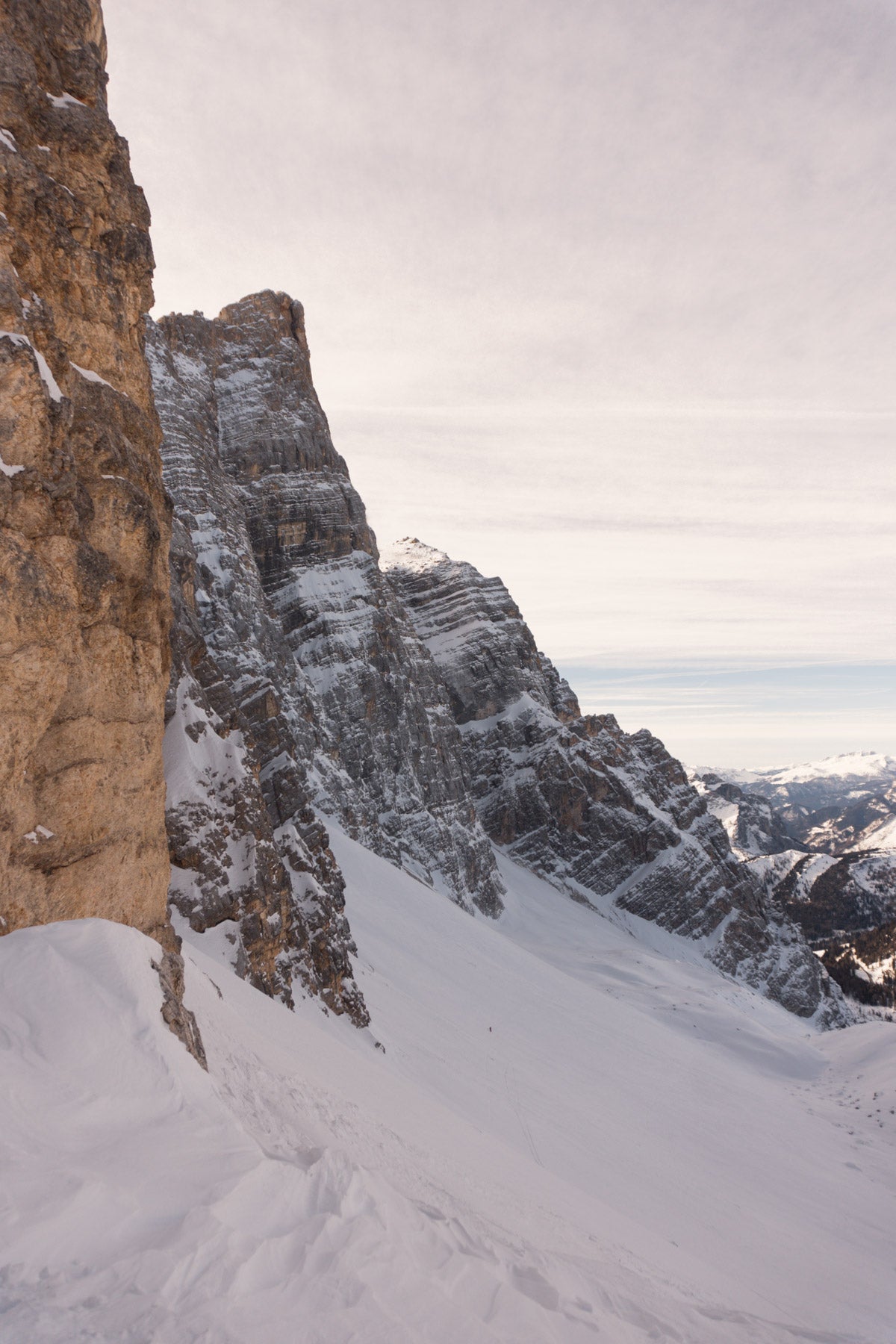 Sci alpinismo a Forcella Val d'Arcia