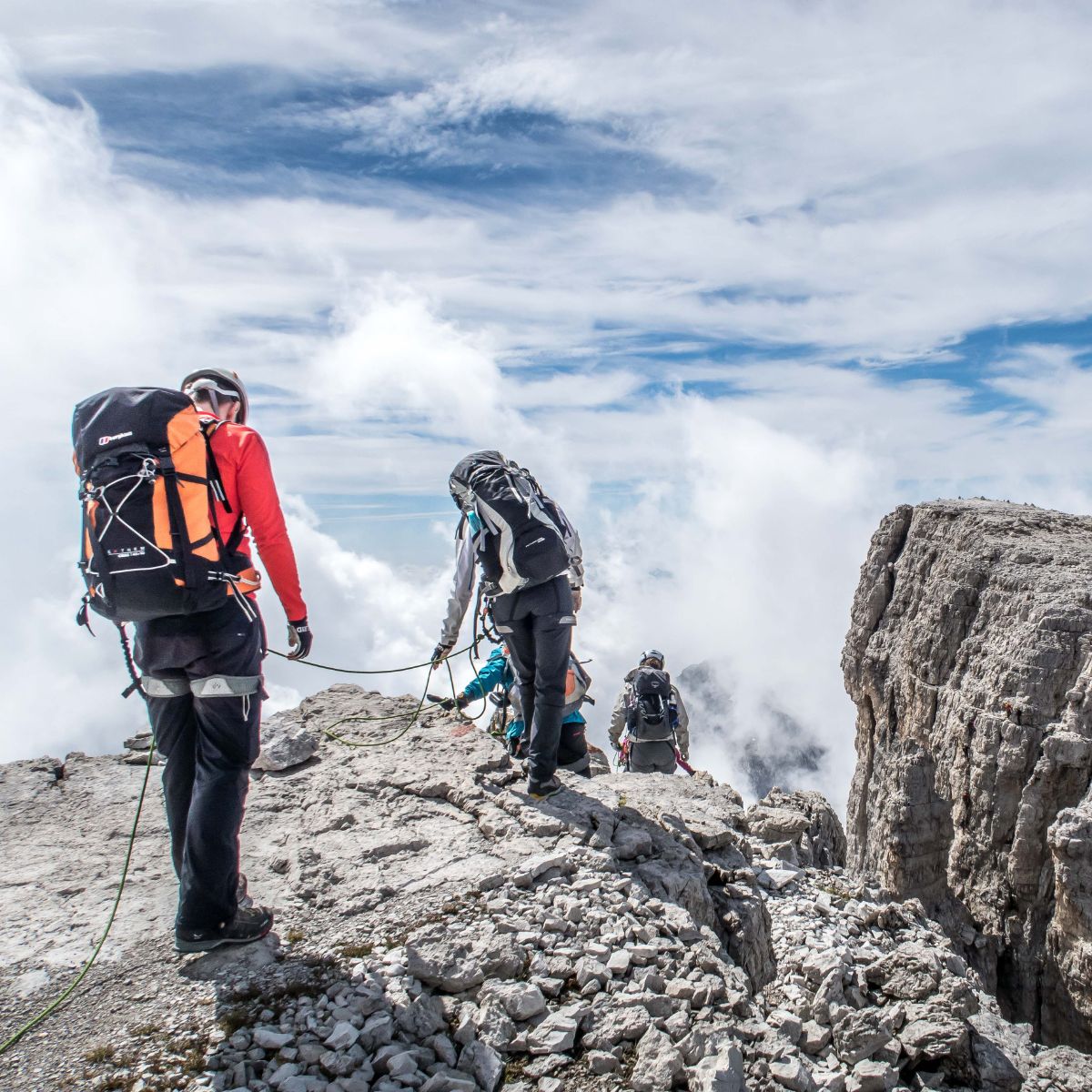 3 giorni nelle Dolomiti di Brenta: via ferrata delle Bocchette - Dolomist