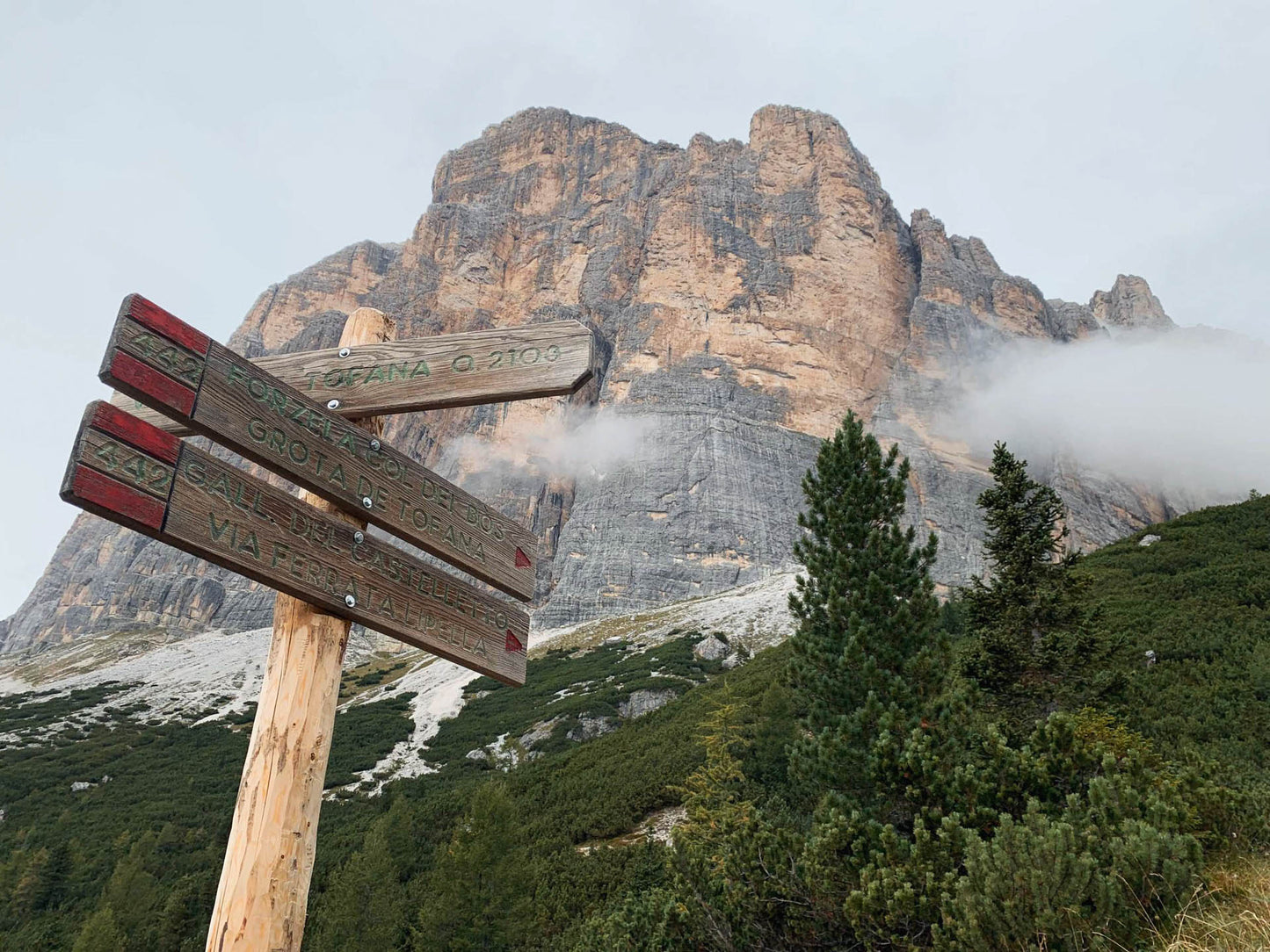 Escursione e via ferrata Lipella alla Tofana di Rozes