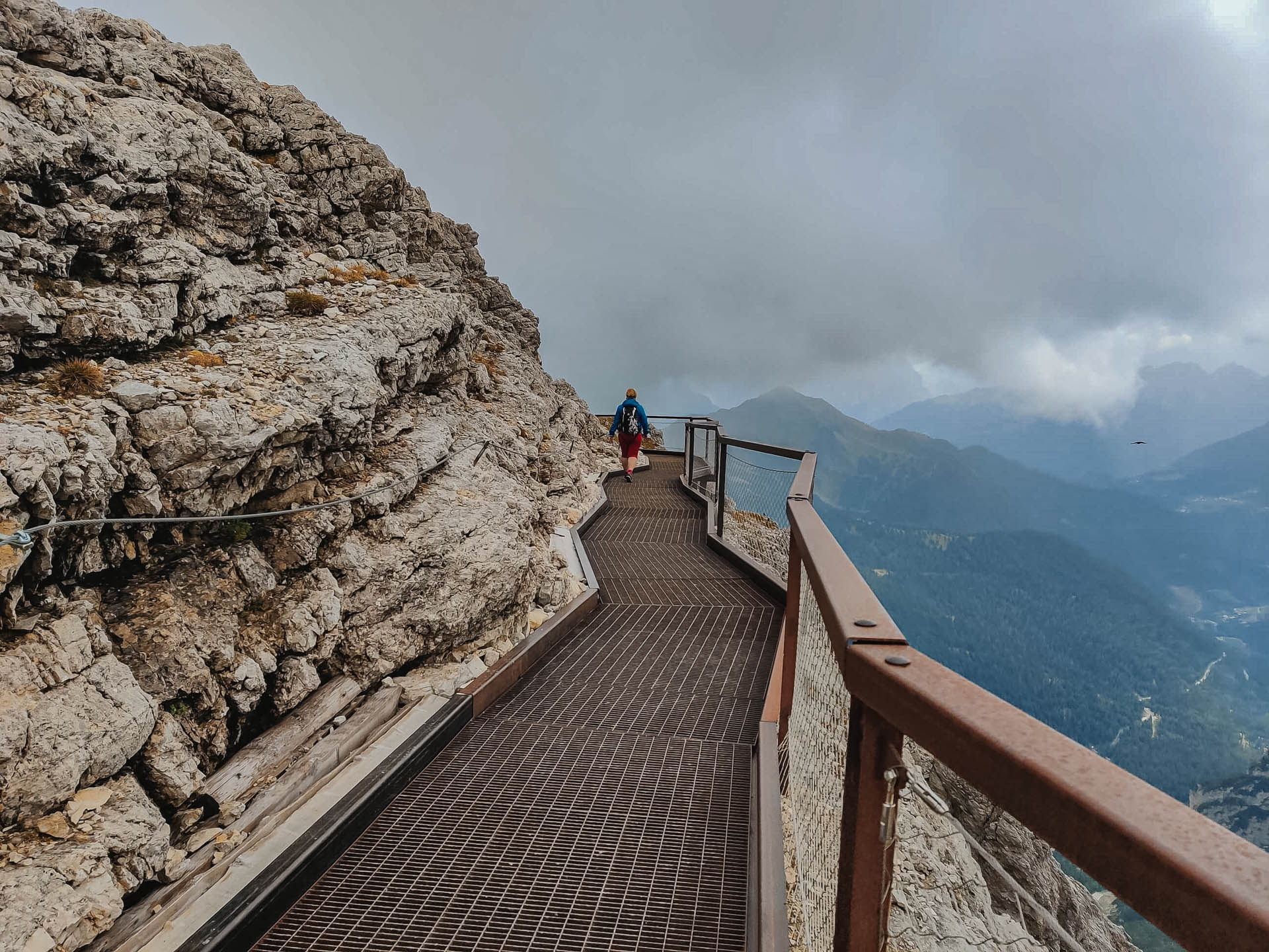 Escursione e sentiero Kaiserjager al Rifugio Lagazuoi