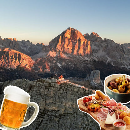 Excursion and aperitif at sunset from the Nuvolau Refuge ⛰️🤩🍹