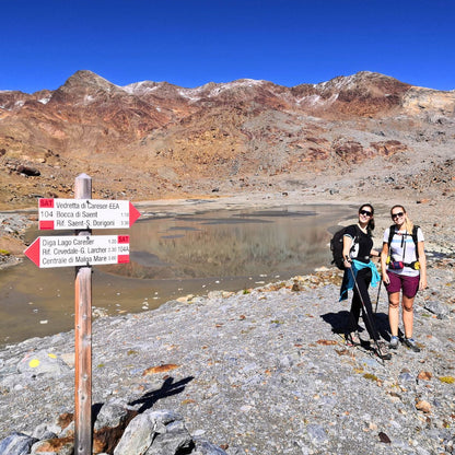 Self-guided trek between lakes and glaciers in Ortles Cevedale