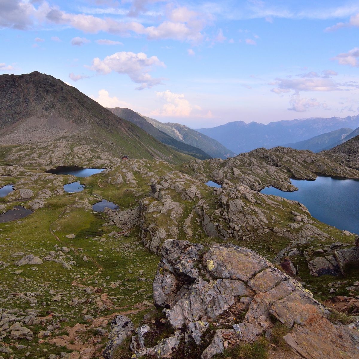 Self-guided trek between lakes and glaciers in Ortles Cevedale