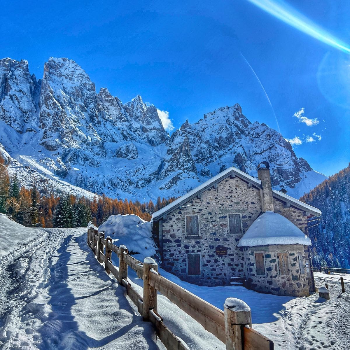 Winterwanderung im Val Venegia