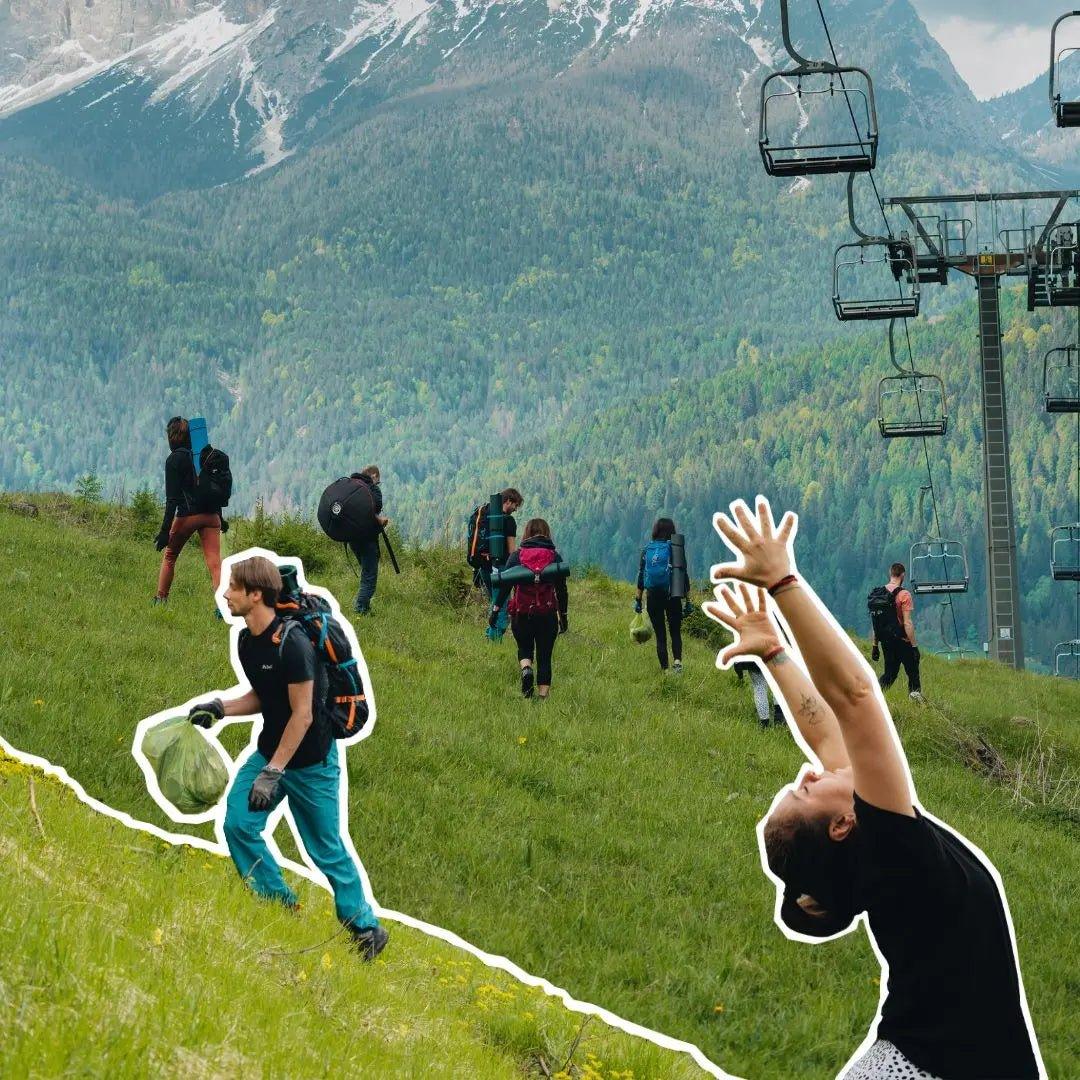 Clean the Dolomites - Puliamo le Dolomiti insieme 🫶🏻 ⛰️ 🧘🏽‍♀️ - Dolomist